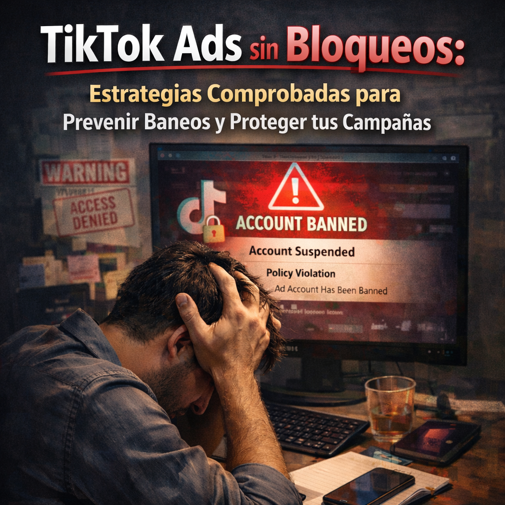 “TikTok Ads sin Bloqueos, protege tus campañas